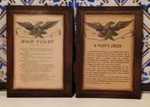 Quadros vintage para amantes da aviação ou colecionadores