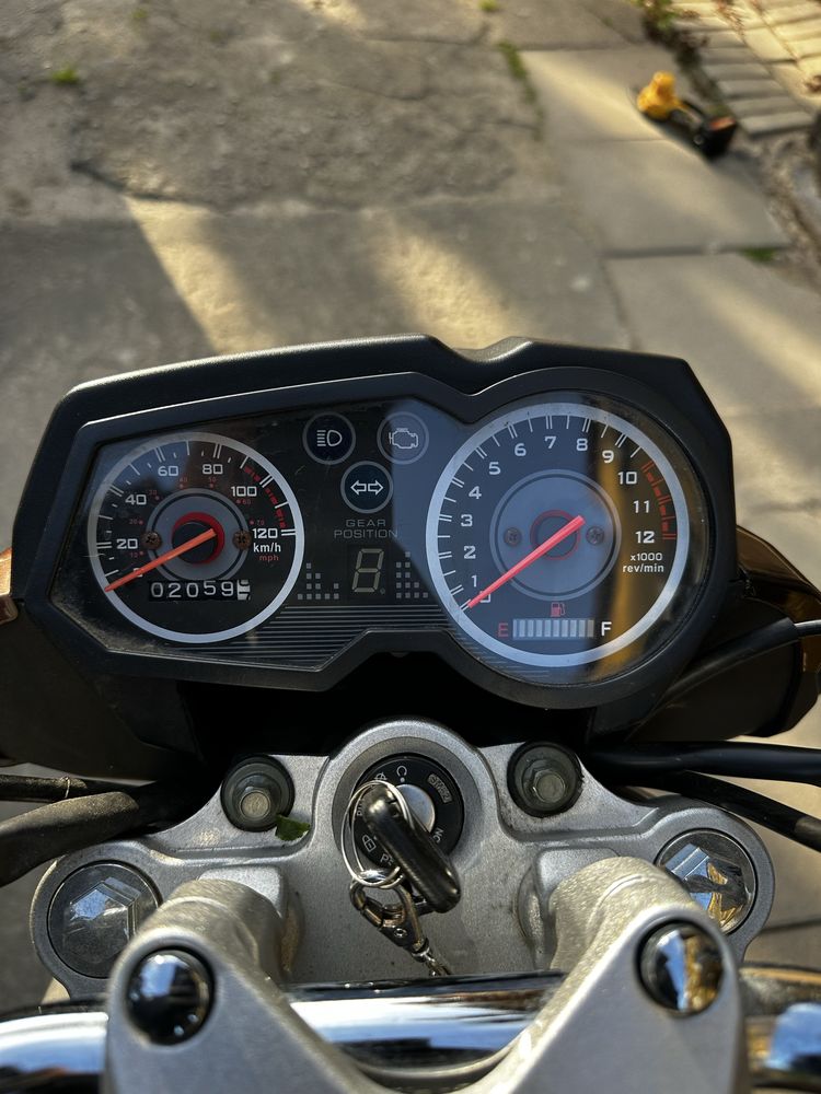 Motocykl Junak 126 125cc 2019 rocznik przebieg dwa i pół tysiąca