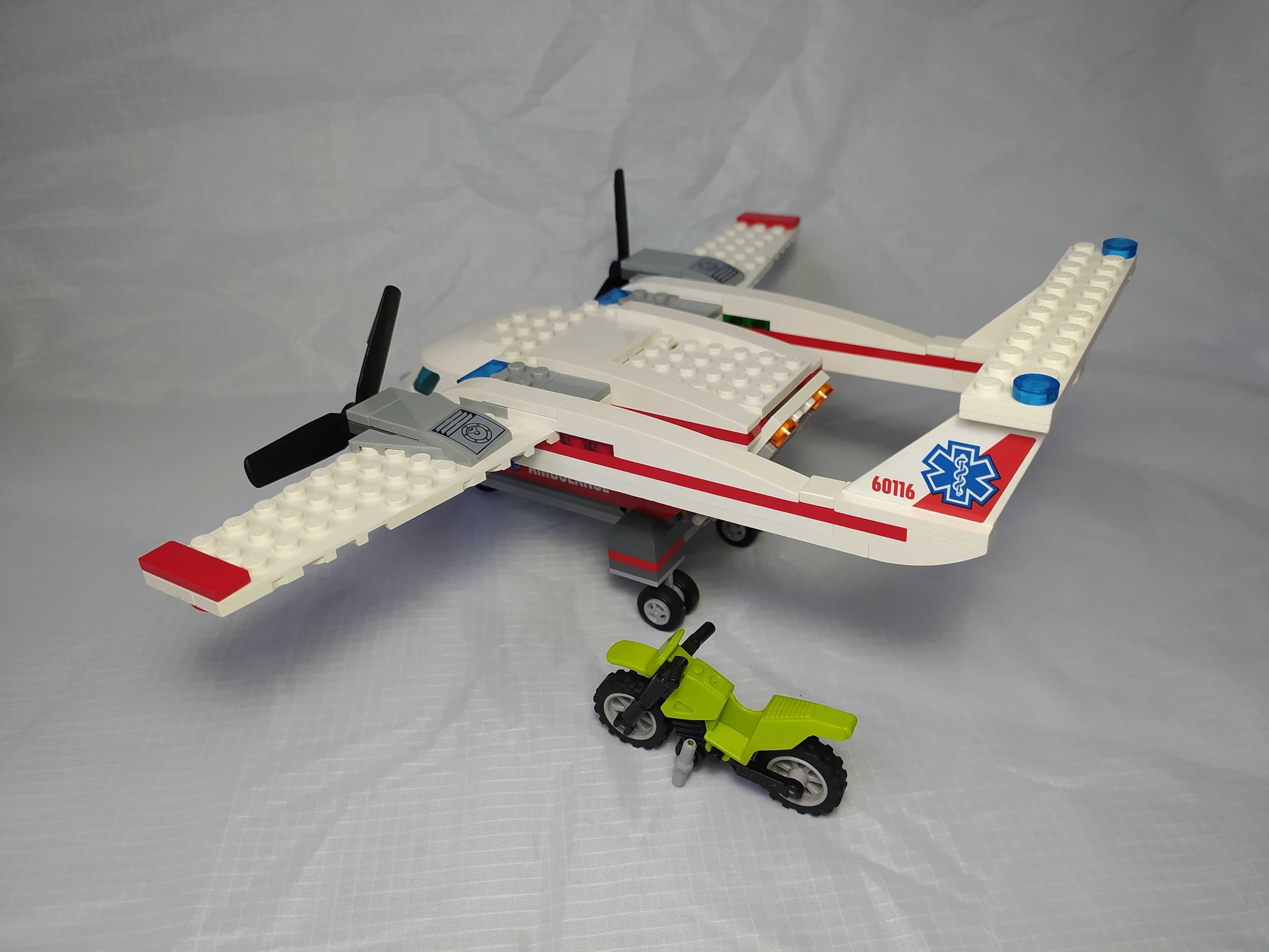 Oryginalny zestaw LEGO City 60116 Samolot ratowniczy