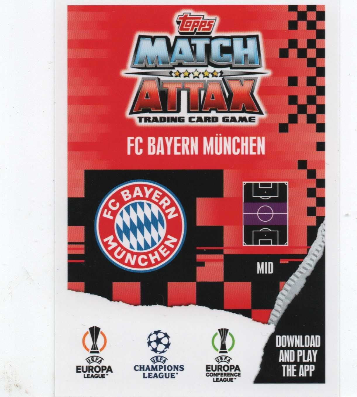 topps match attax #200 Ryan Gravenberch fc bayern münchen