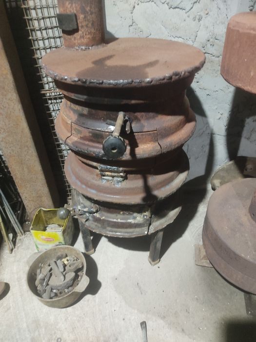 Продам буржуйку с дисков