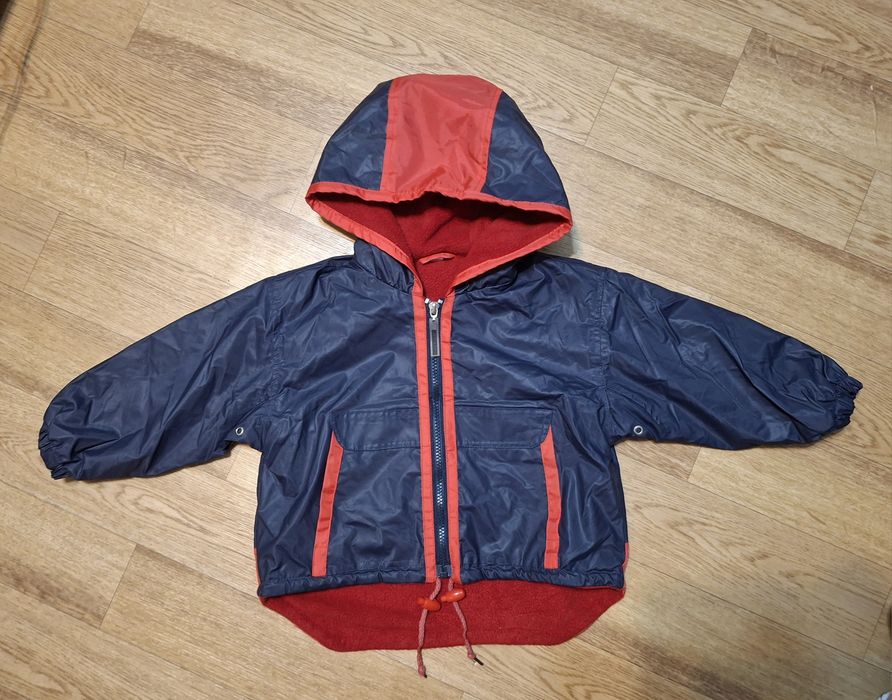 Куртка дитяча демі/тепла зима , на флісі, прорезинина водо- та вітро-в