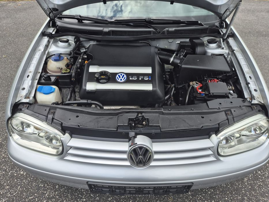 VW Golf IV 2003r. 1.6 Benzyna fsi Klimatronik Alus Książka Bezwypadek