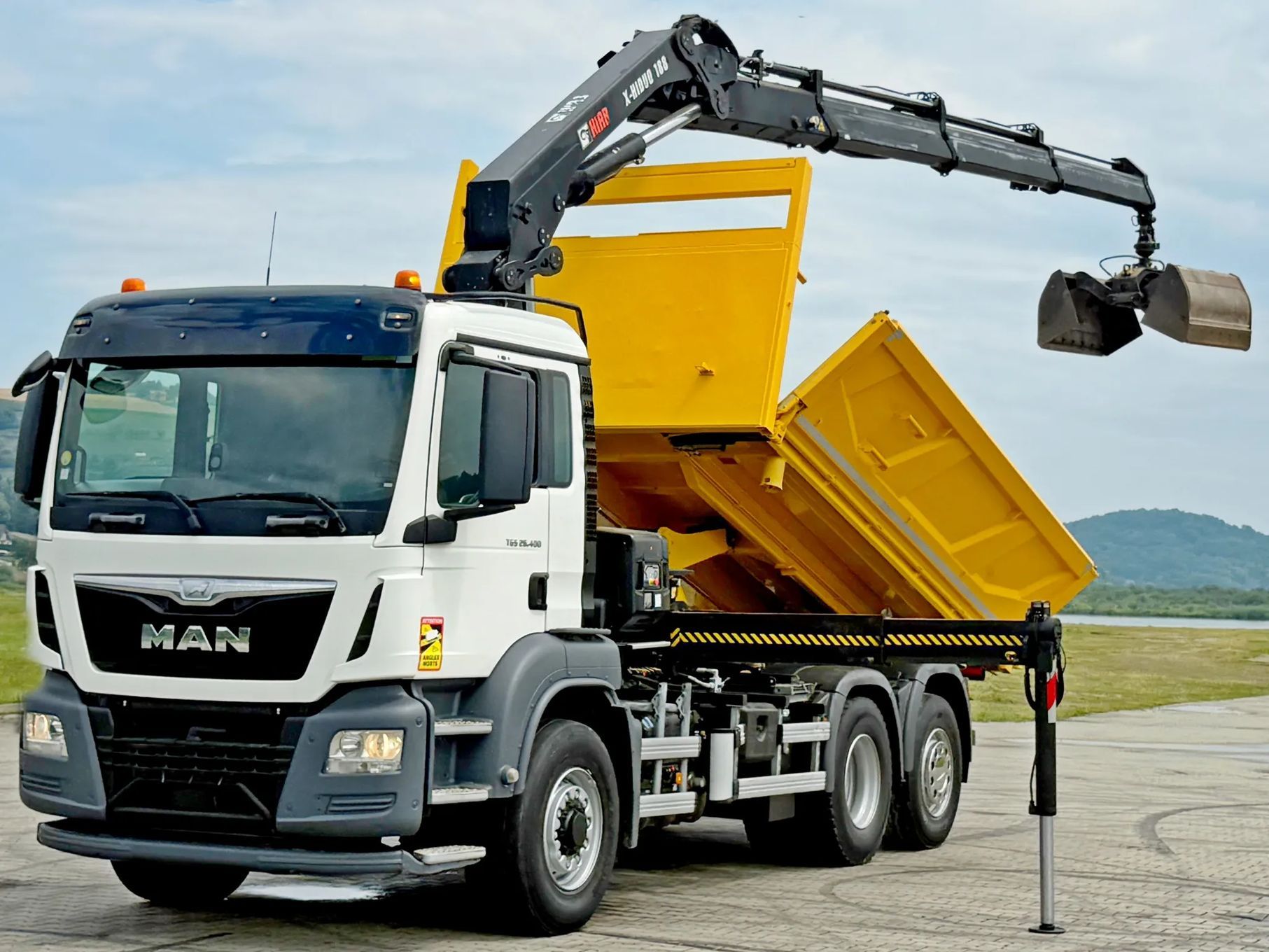 MAN TGS 26.400 *WYWROTKA 4,75m *HIAB X - HIDUO 188 E-3/PILOT *6x4 *STAN BDB