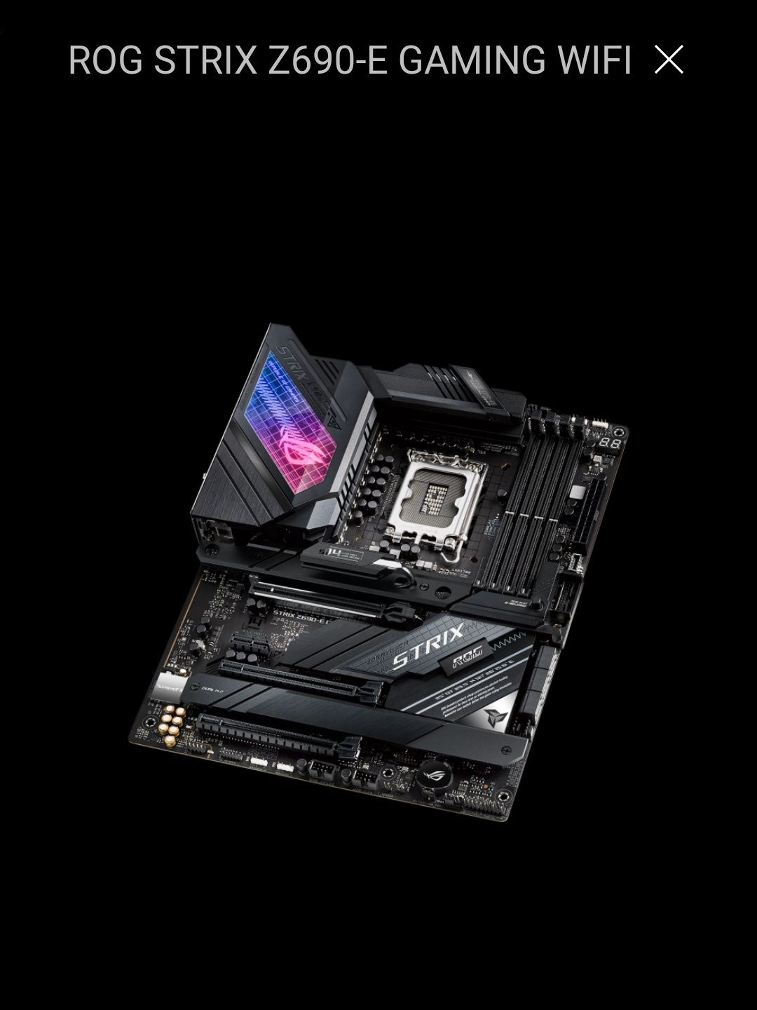 asus rog strix z690-e gaming wifi maximus