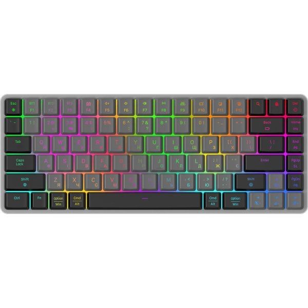 Клавиатура GamePro MK230R Red Switch Wireless/Bluetooth/USB Dark Grey