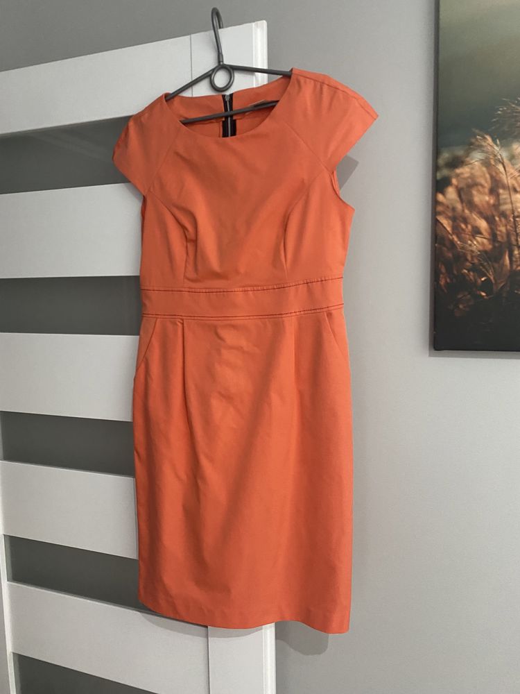 Sukienka Dagon pomarańczowa