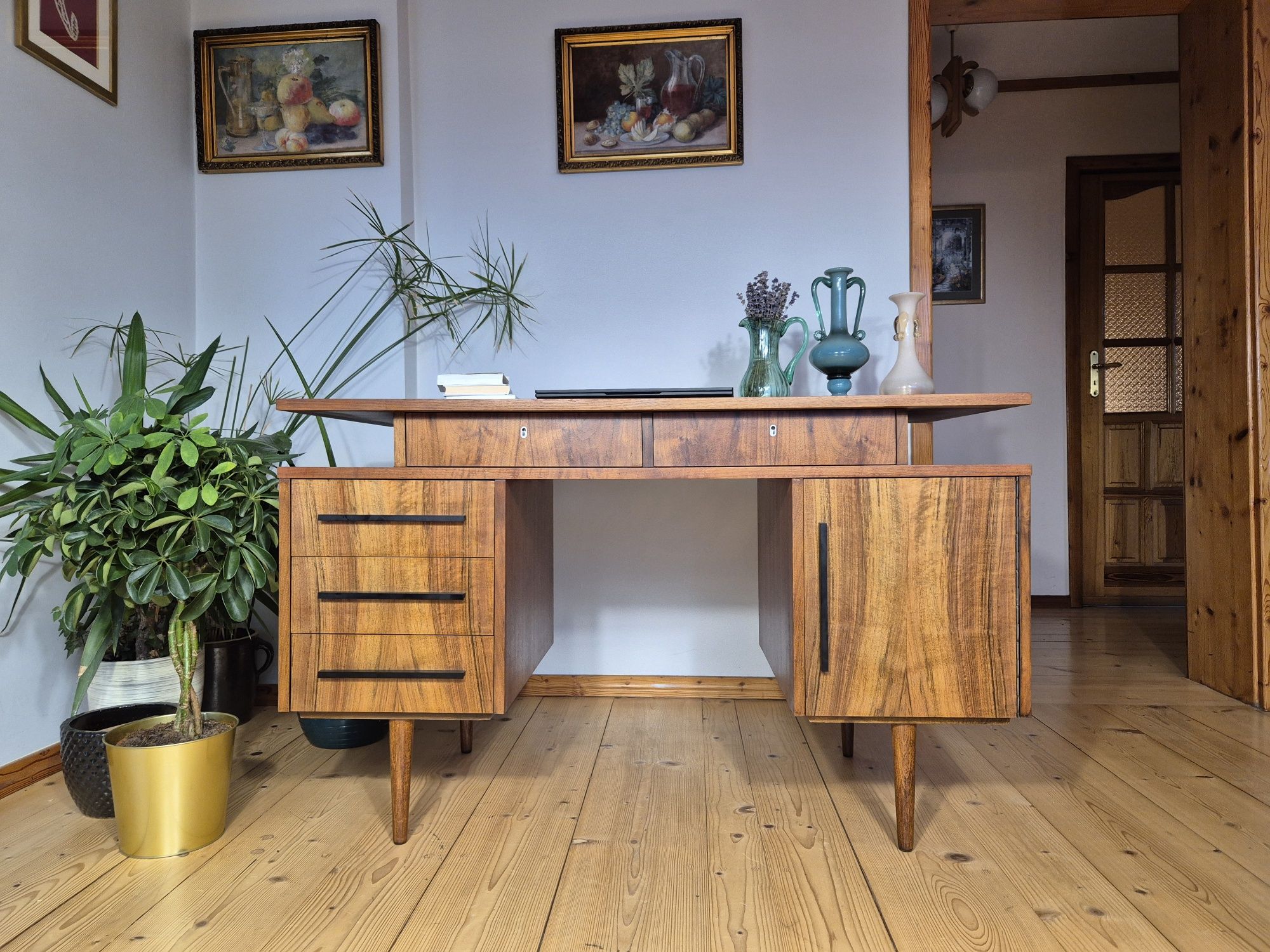Biurko Hanka z lat 60-tych po renowacji! UNIKAT! PRL VINTAGE RETRO!!