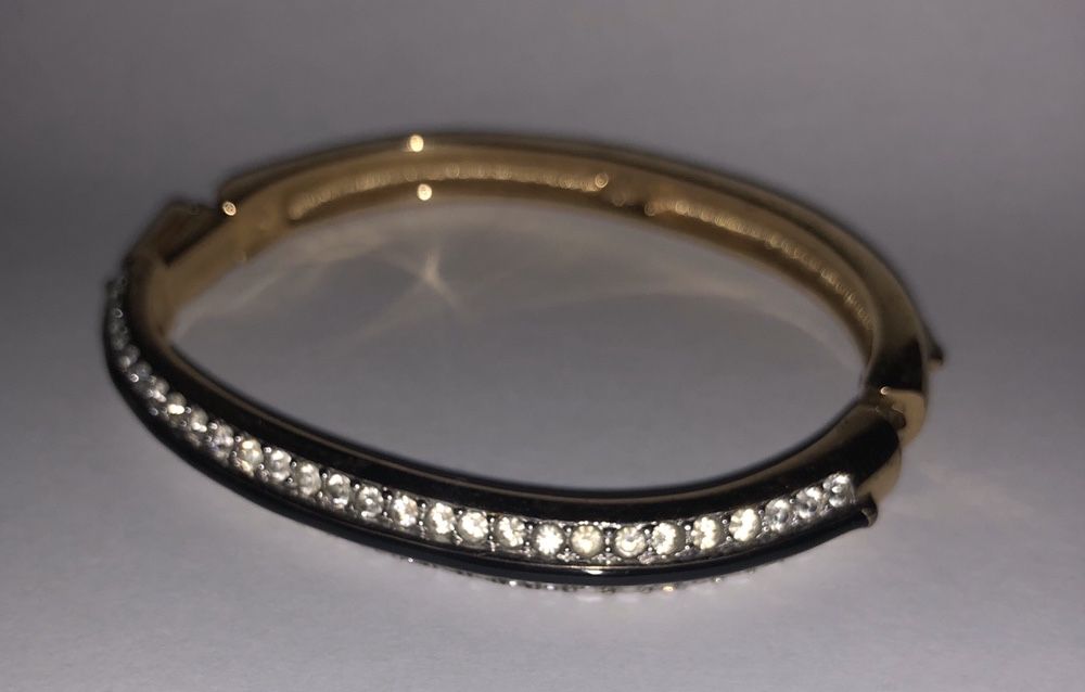 Pulseira dourada Swarovski