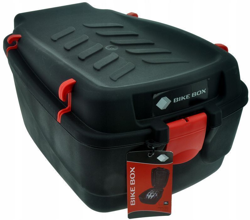 Pojemnik na bagażnik 15L duży czarny kufer kuferek rowerowy zamykany