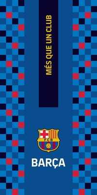 Ręcznik Plażowy Fc Barcelona 70 X 140 Cm Bawełna