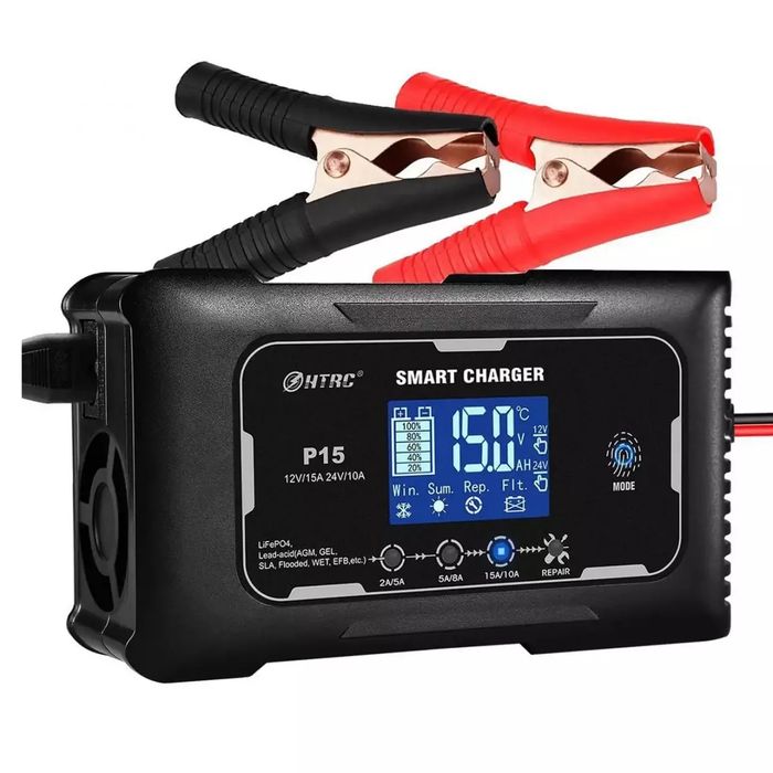 Зарядний пристрій 15А зарядка Smart Charger HTRC P15 Lithium - GEL 12V