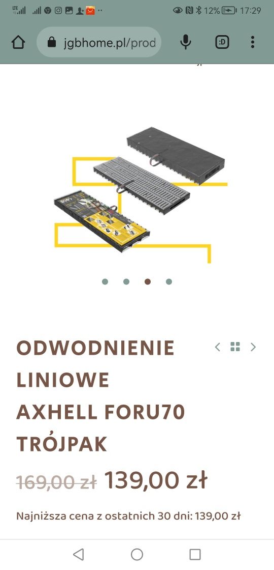 Sprzedam Nowe odwodnienie liniowe