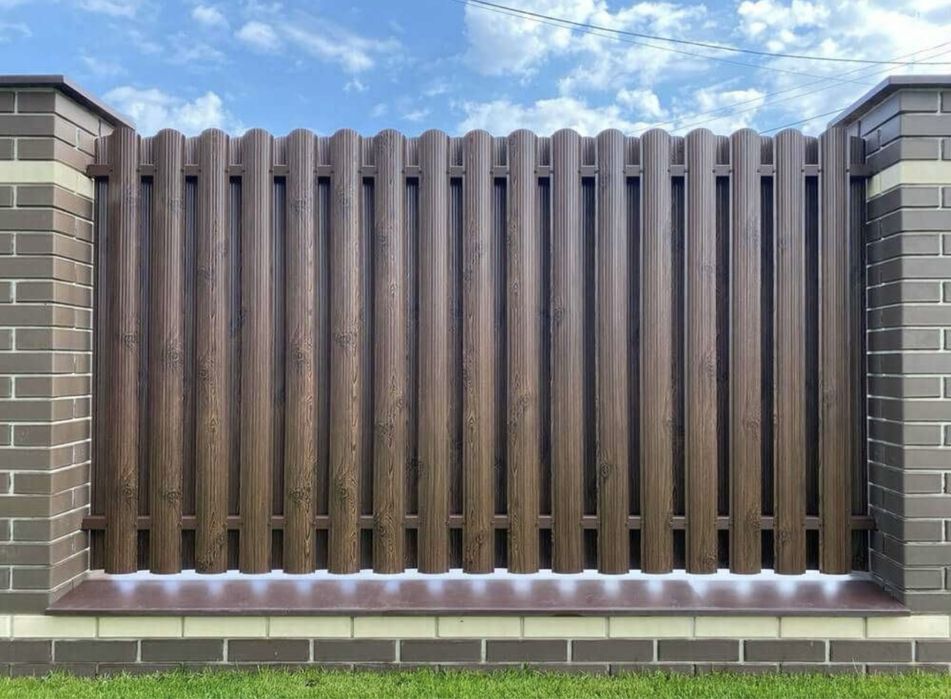 Металеві штахети,євроштахети,штахети,забор,паркан,огорожа