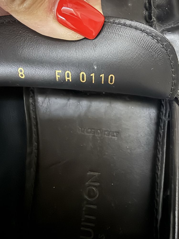 Louis Vuitton 42 разм.Натур. кожа.Мокасины мужские.