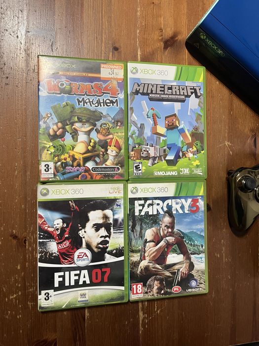 Limitowane! Xbox 360 Blue Usa Edition+ Pad Star Wars+dużo gier