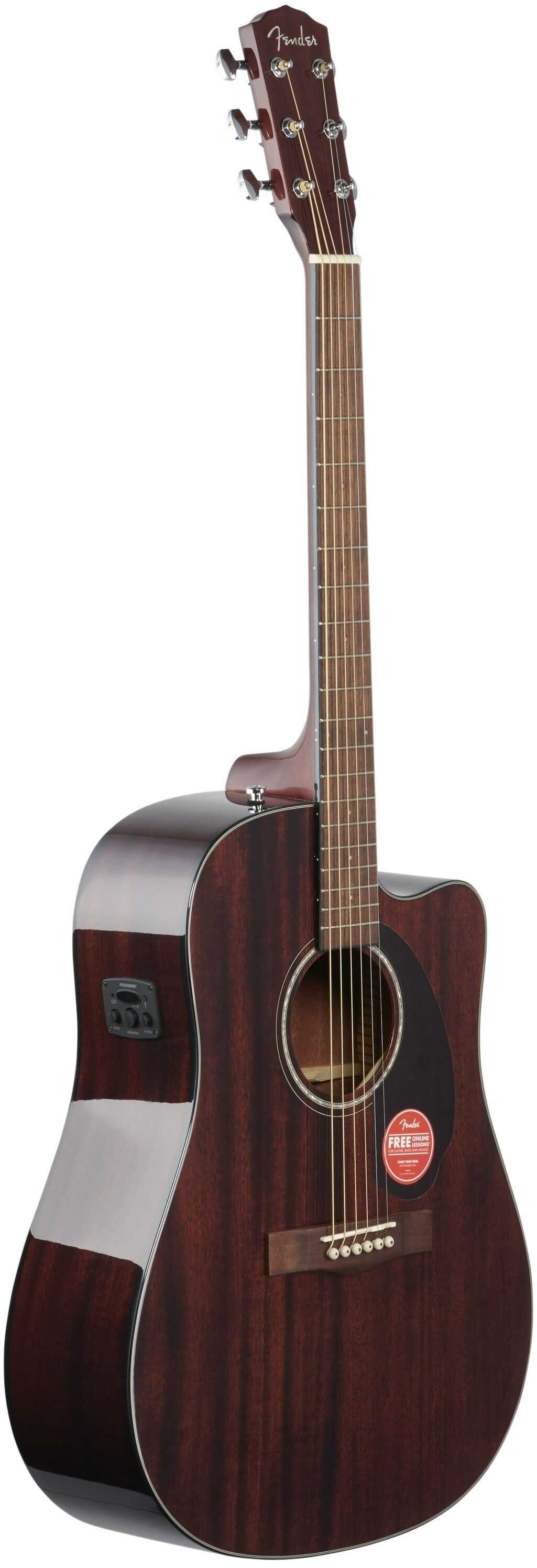 Електро-акустична гітара FENDER CD-140SCE All Mahogany + Кейс !