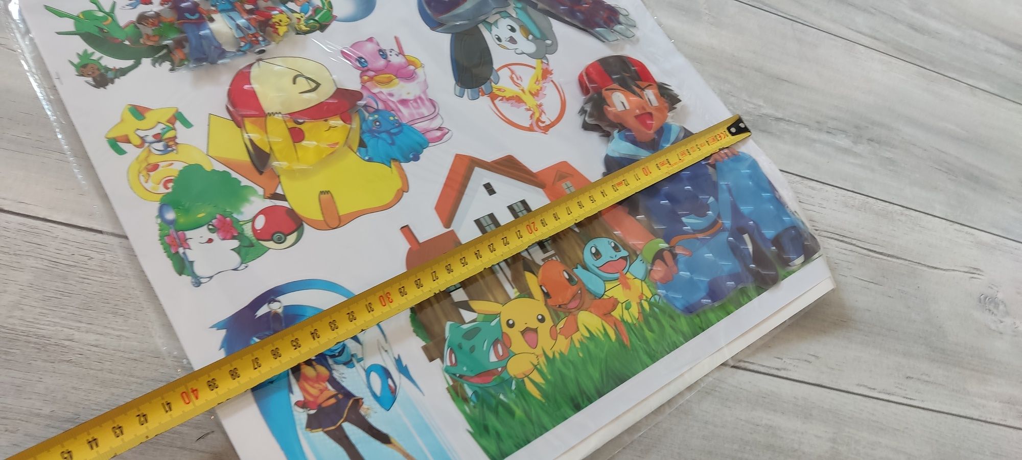 Naklejki ścienne 3d Pokemon nowe