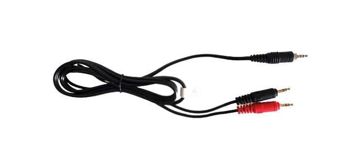 Kabel połączeniowy audio mikrofon 3.5 jack mono 1.25 m