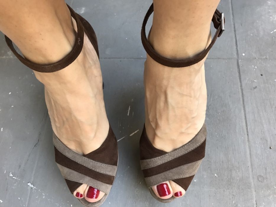 Sapatos Camurça Castanhos