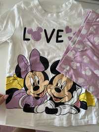 Śliczna pidżamka z długim rękawem Myszka Minnie & Mickey 110 cm