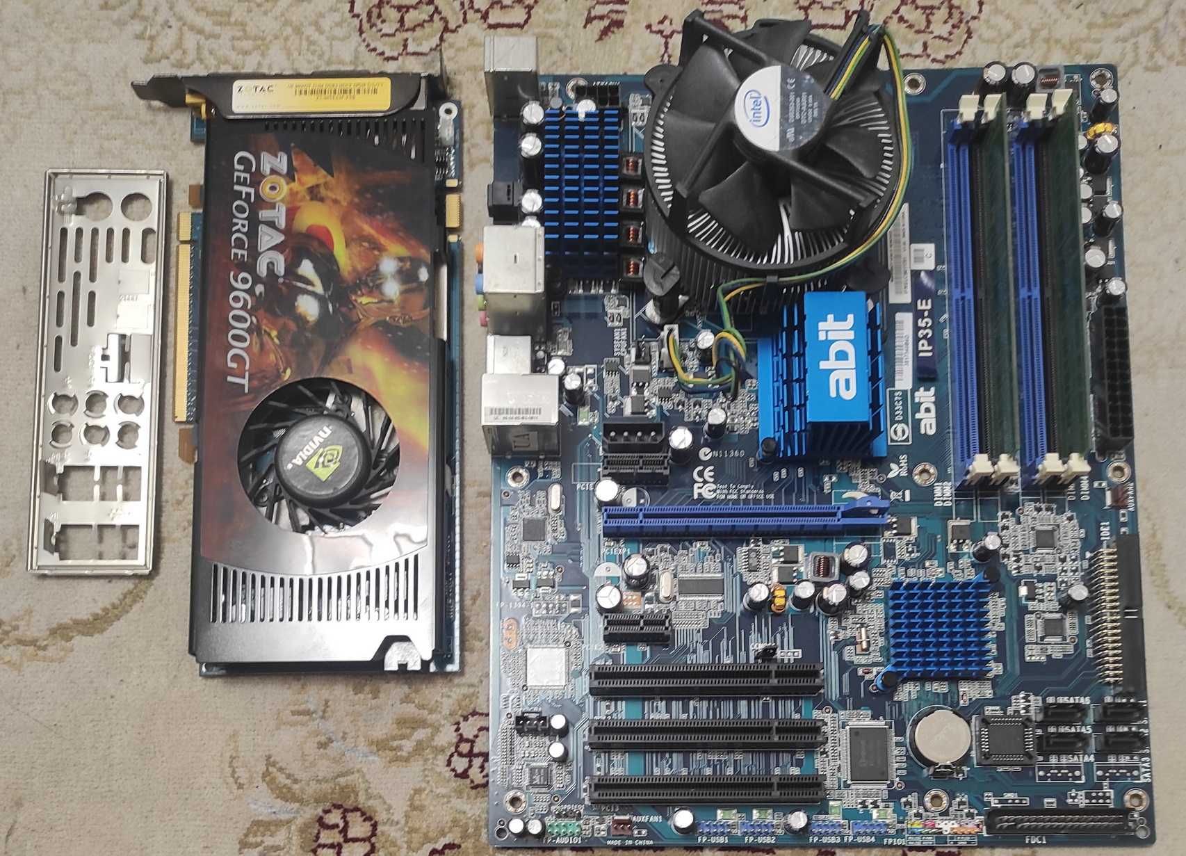 Продам комплект материнська плати  + CPU + RAM + Videocard