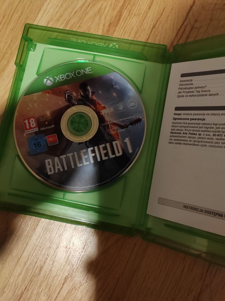 Battlefield 1 xbox one s x series polska wersja