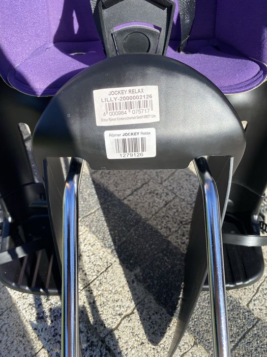 Fotelik rowerowy Britax Jockey Relax 9-22 kg