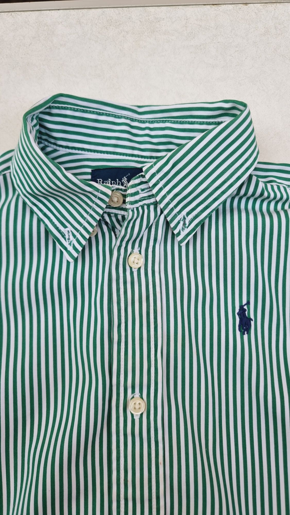 Брендова сорочка RALPH LAUREN 2-3 роки у вертикальну смужку оригінал