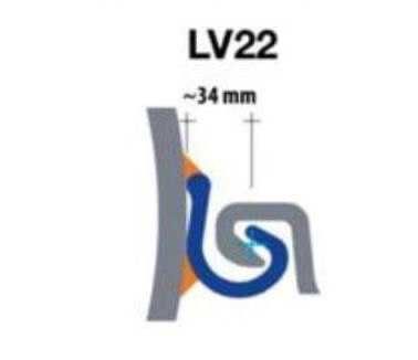 сталеві замки( до Шпунта Ларсена (LV-22); 11,8м