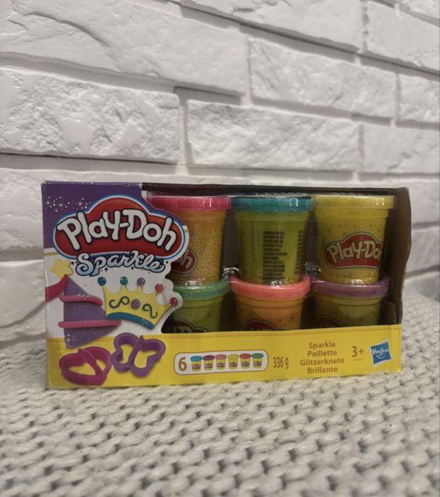 Play doh - brokatowa ciastolina
