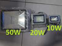 Projetores Luz LED 50W, 30W, 20W, 10W projetores holofote holofotes