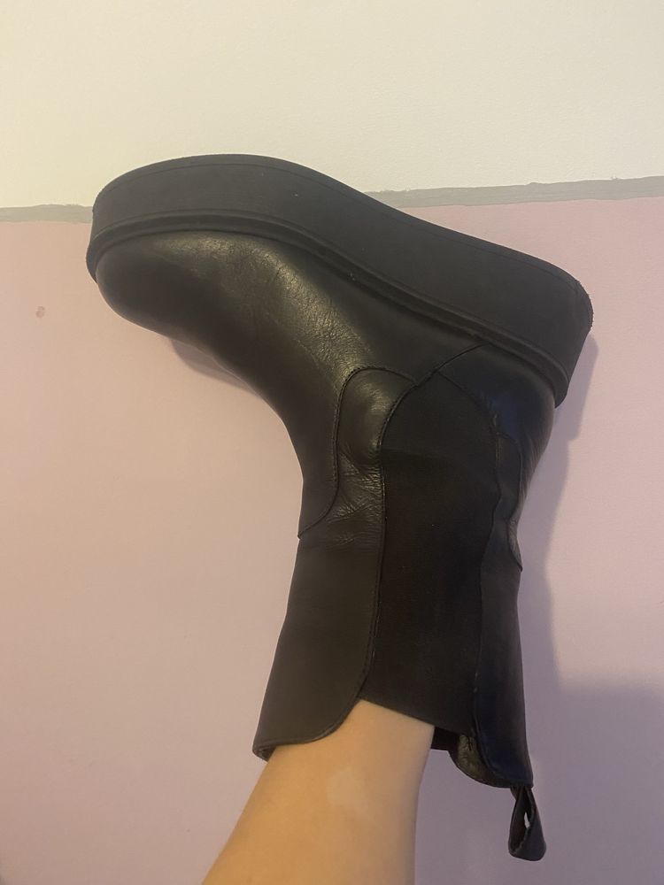 skórzane buty , jak nowe