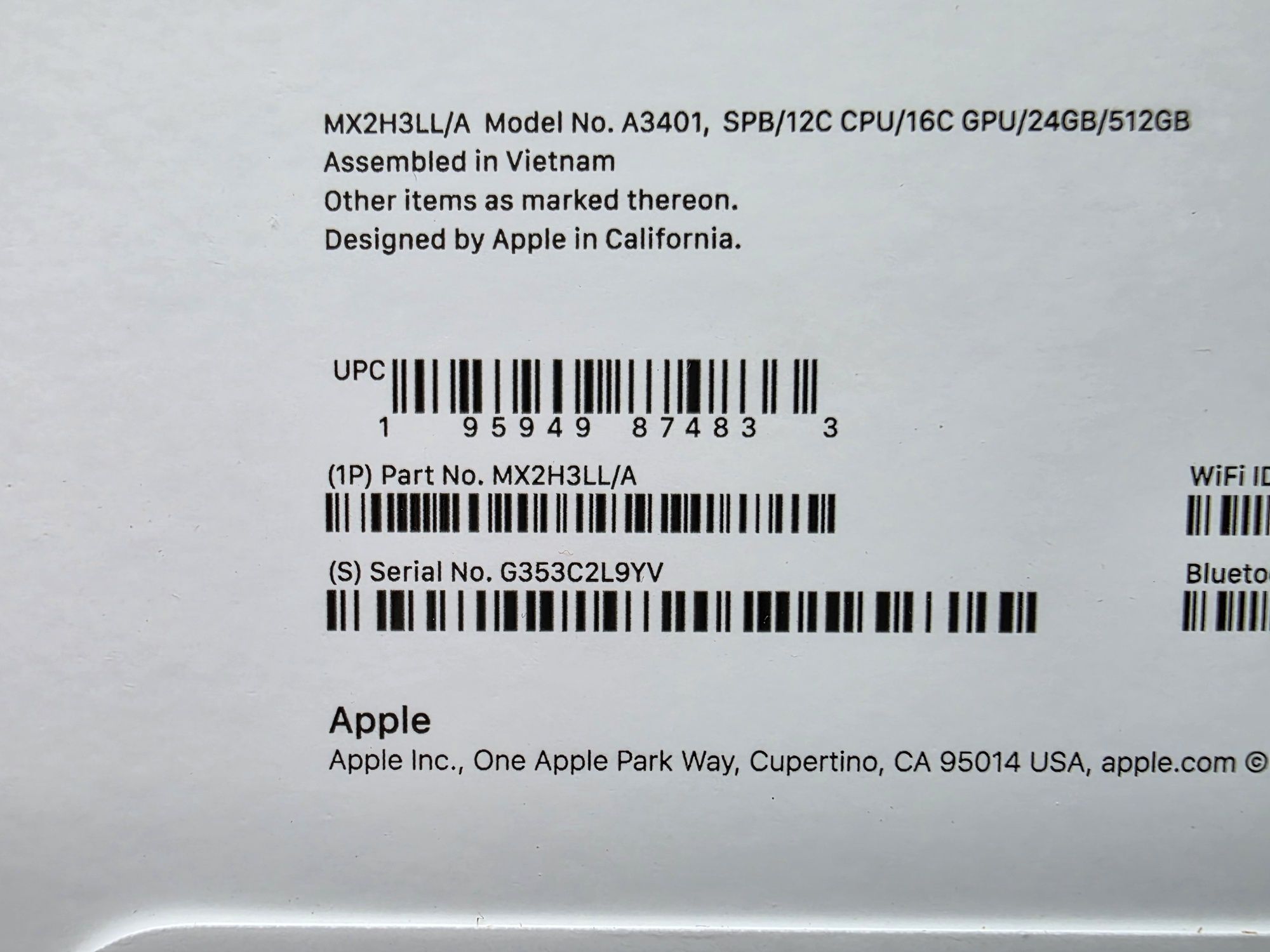 Macbook PRO 14 M4 PRO 512GB 24GB NOWY Zaplombowany