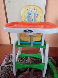 Krzesełko do karmienia stolik Kinder Prince3w1 rośnie z dzieckiem