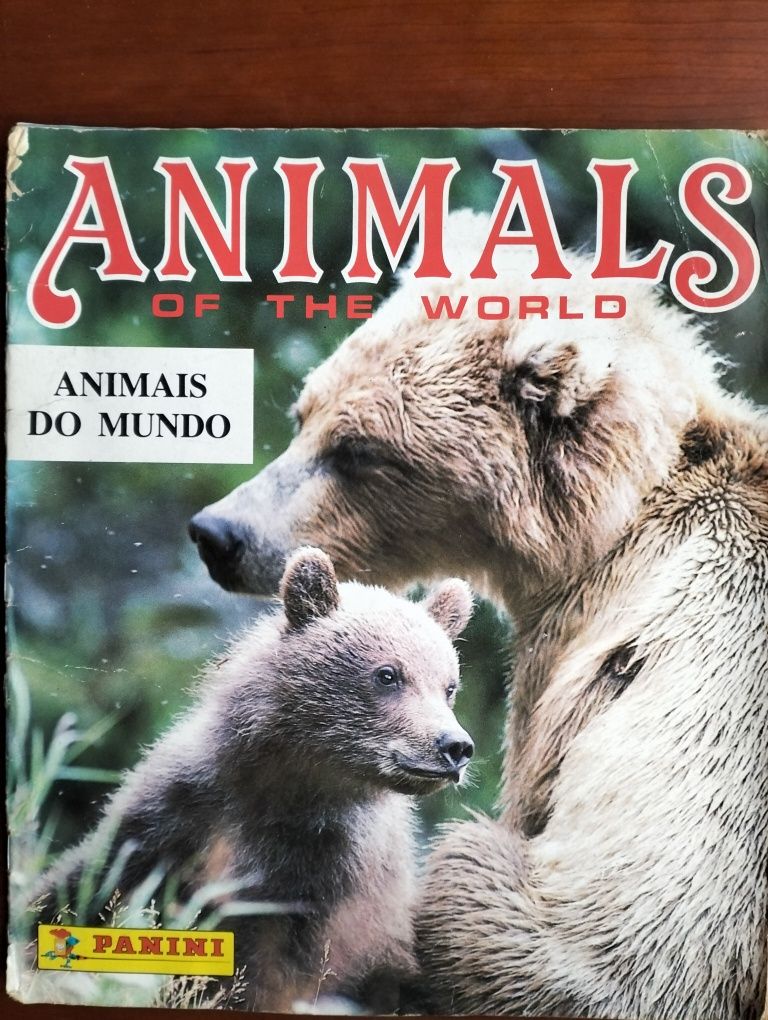 Caderneta Animals of the World' Panini