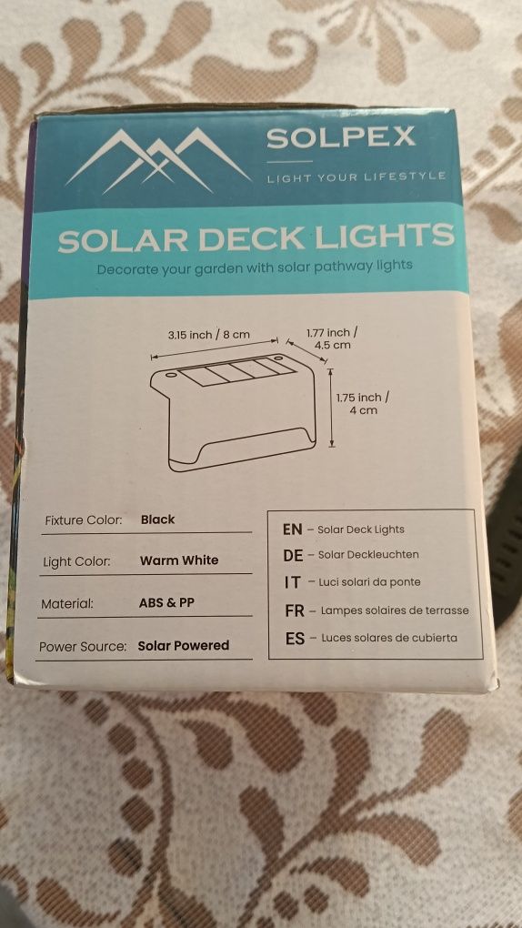 Lampki solarne zewnętrzne