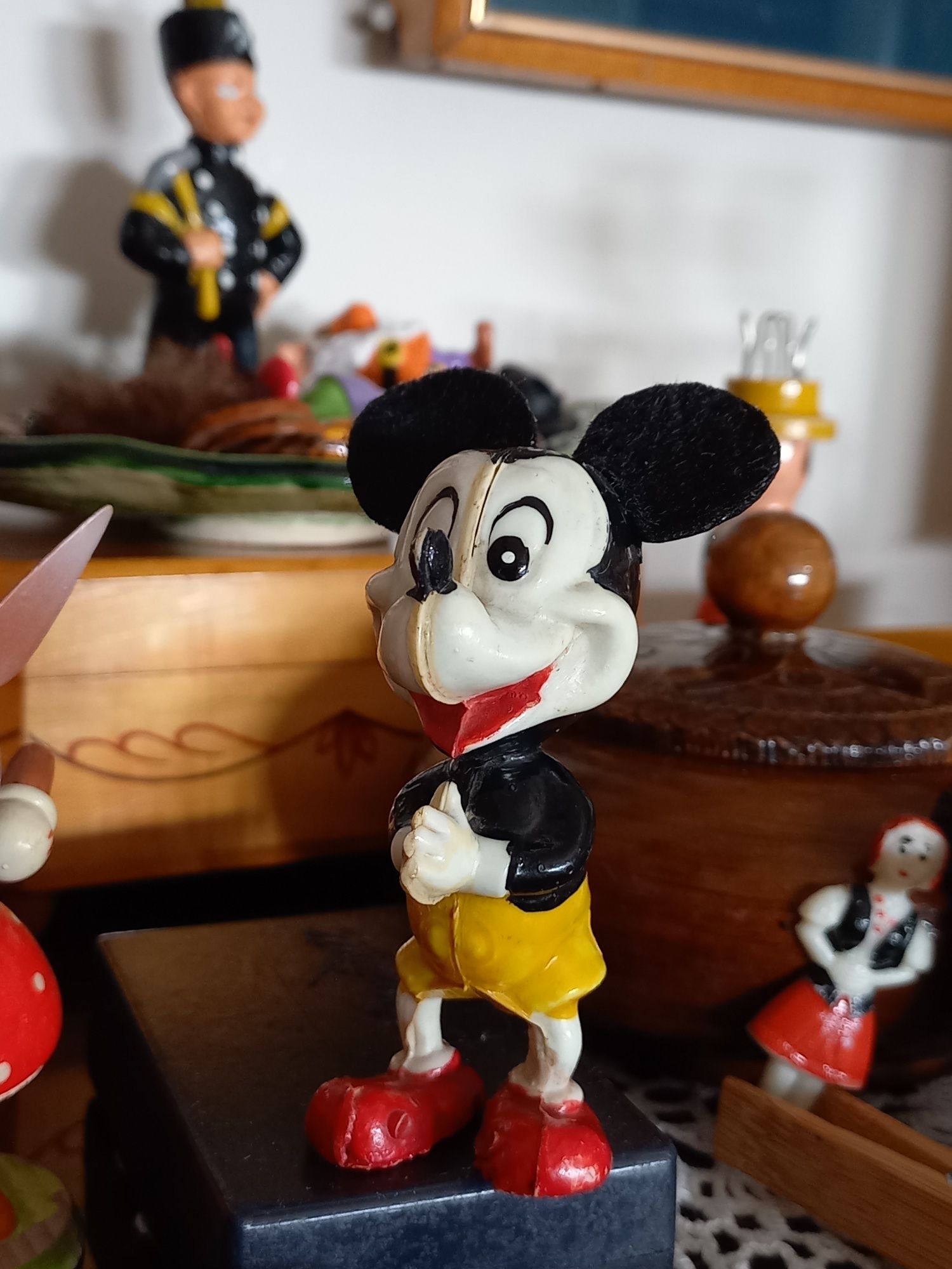 Myszka Mickey Miki stara fgurka prl celuloid celuloidowa plastik