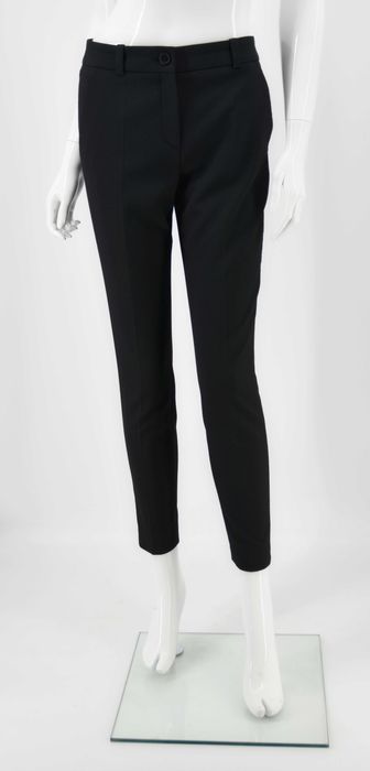 HUGO BOSS spodnie damskie eleganckie czarne cygaretki 34