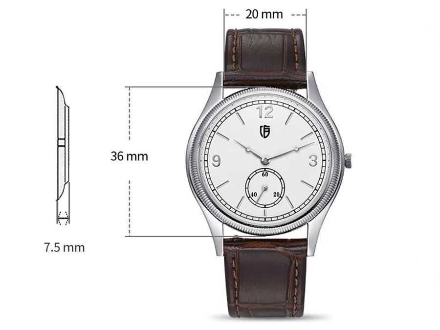 BERNY - elegancki, niewielki, kwarcowy zegarek unisex