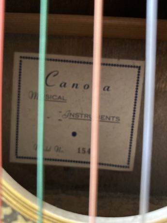 Гітара Vintage Canora Classical Guitar Model 1867