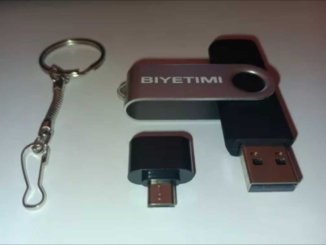 USB флешка 3 в 1 на 16/32 GB 2.0 Biyetimi  + TYPE-C+ брелок