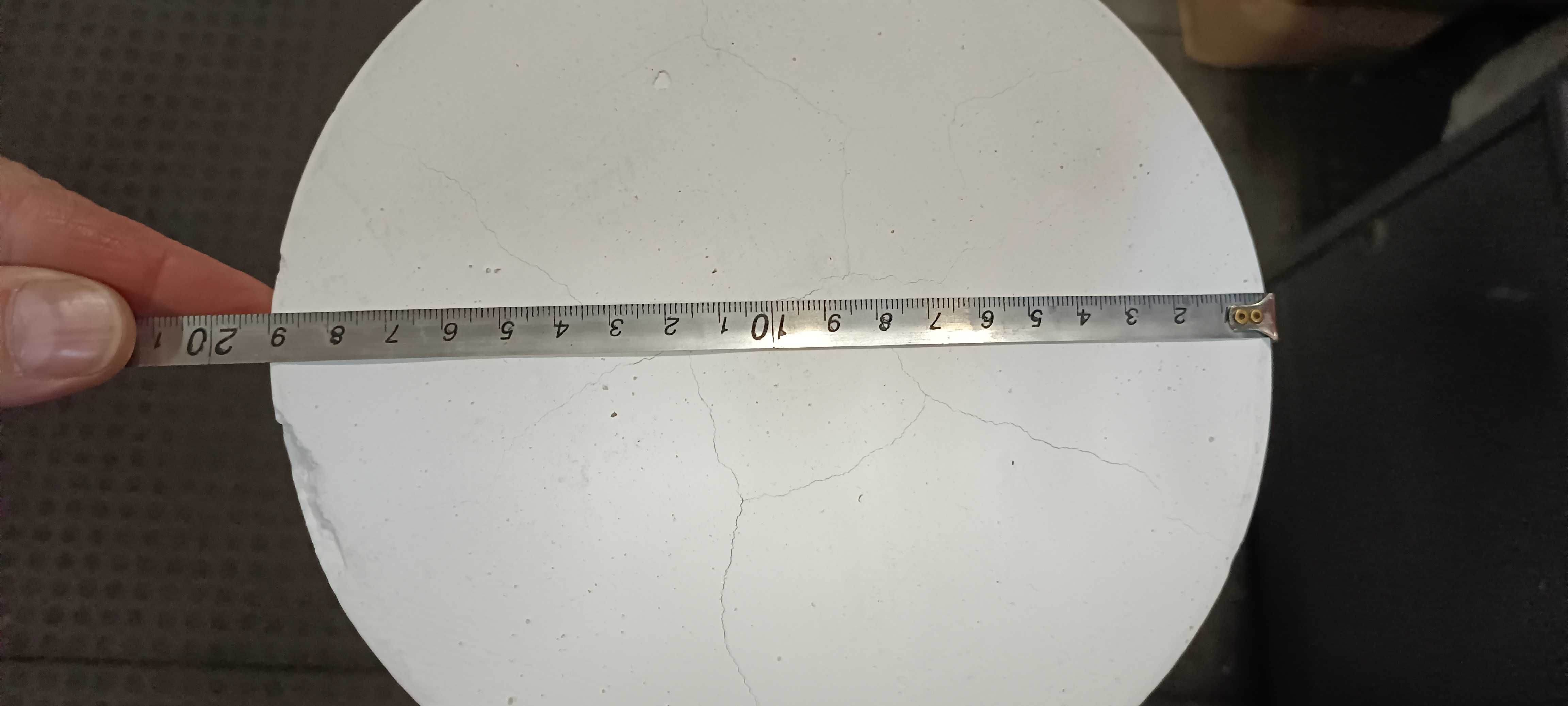 Sztanga 17 kg (domowej roboty, z betonu)