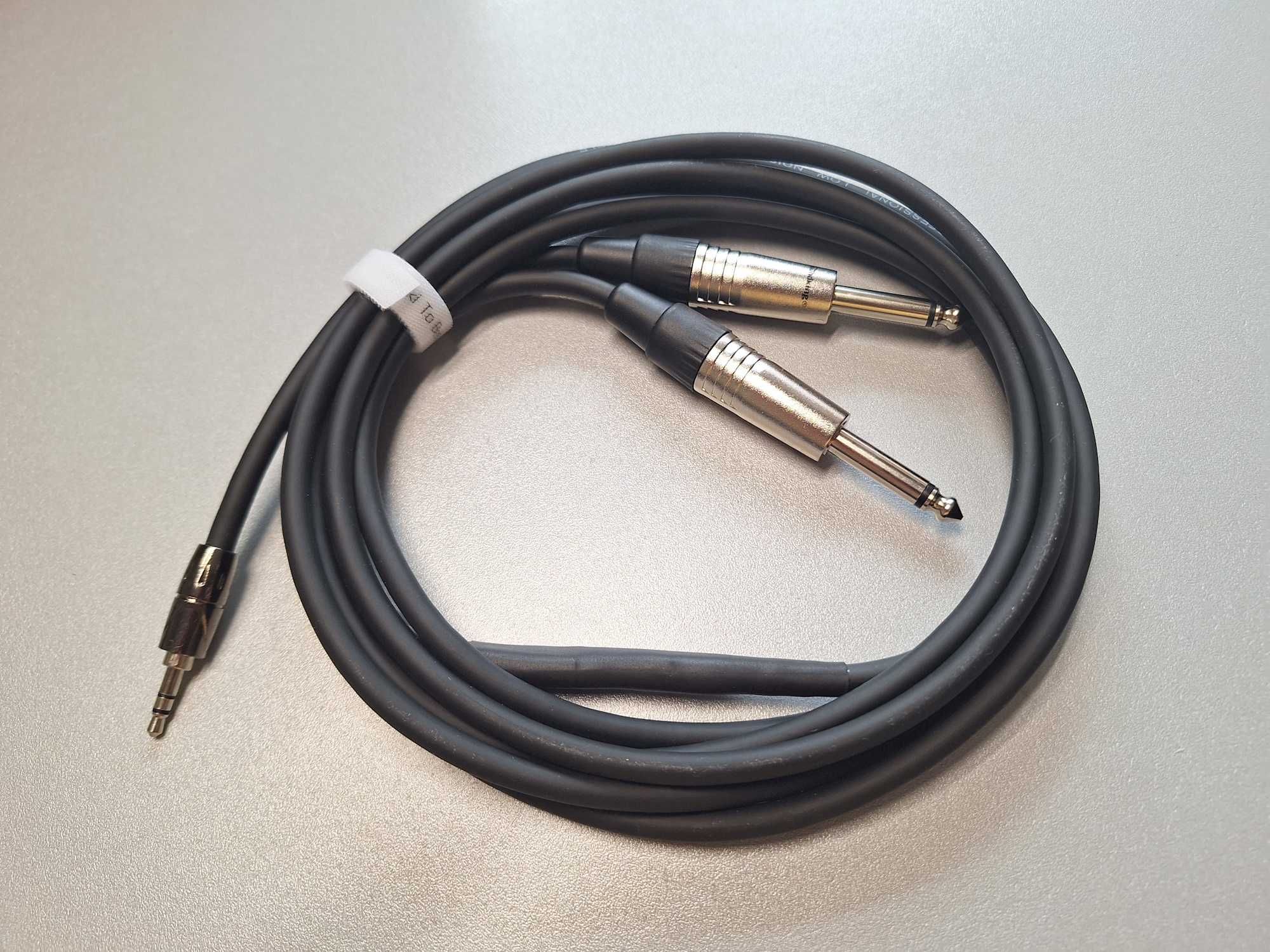 Y-кабель 1/8" TRS Jack - 2x1/4" TS Jack 3м НОВИЙ