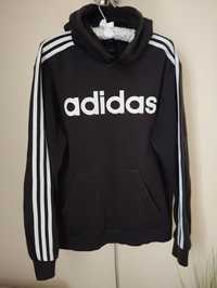 Oryginalna bluza Adidas czarna z kapturem M