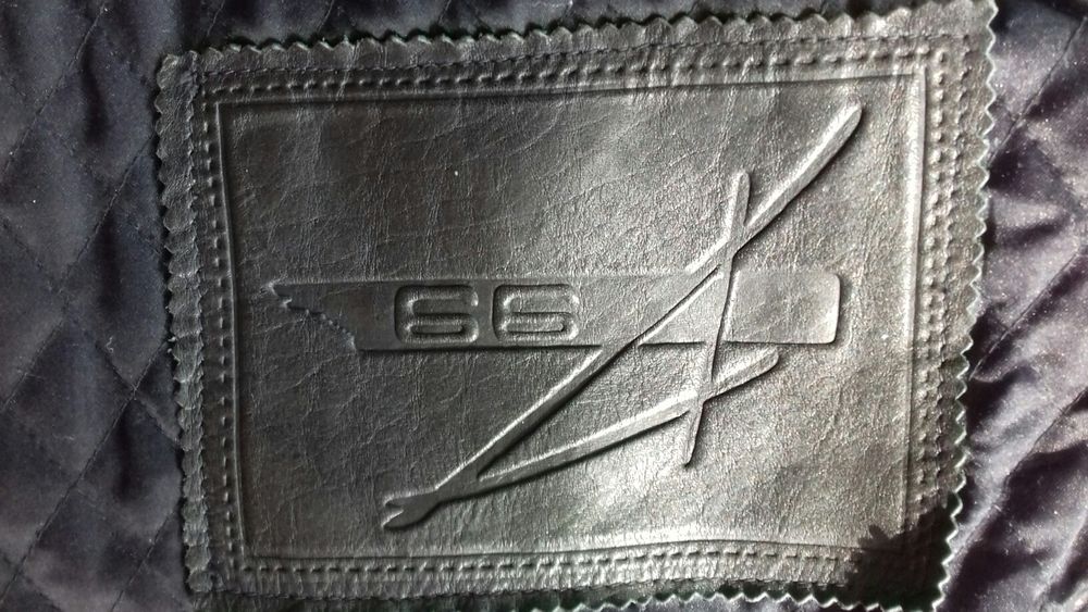 Kurtka skórzana męska czarna