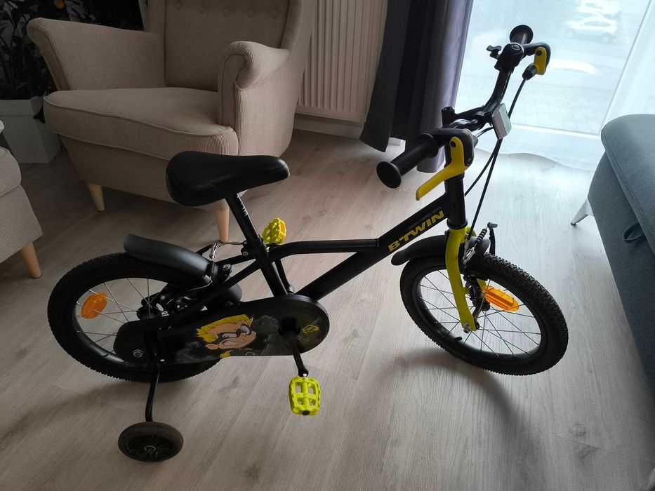 Rowerek dziecięcy BTWIN 500 Dark Hero 16 cali Decathlon