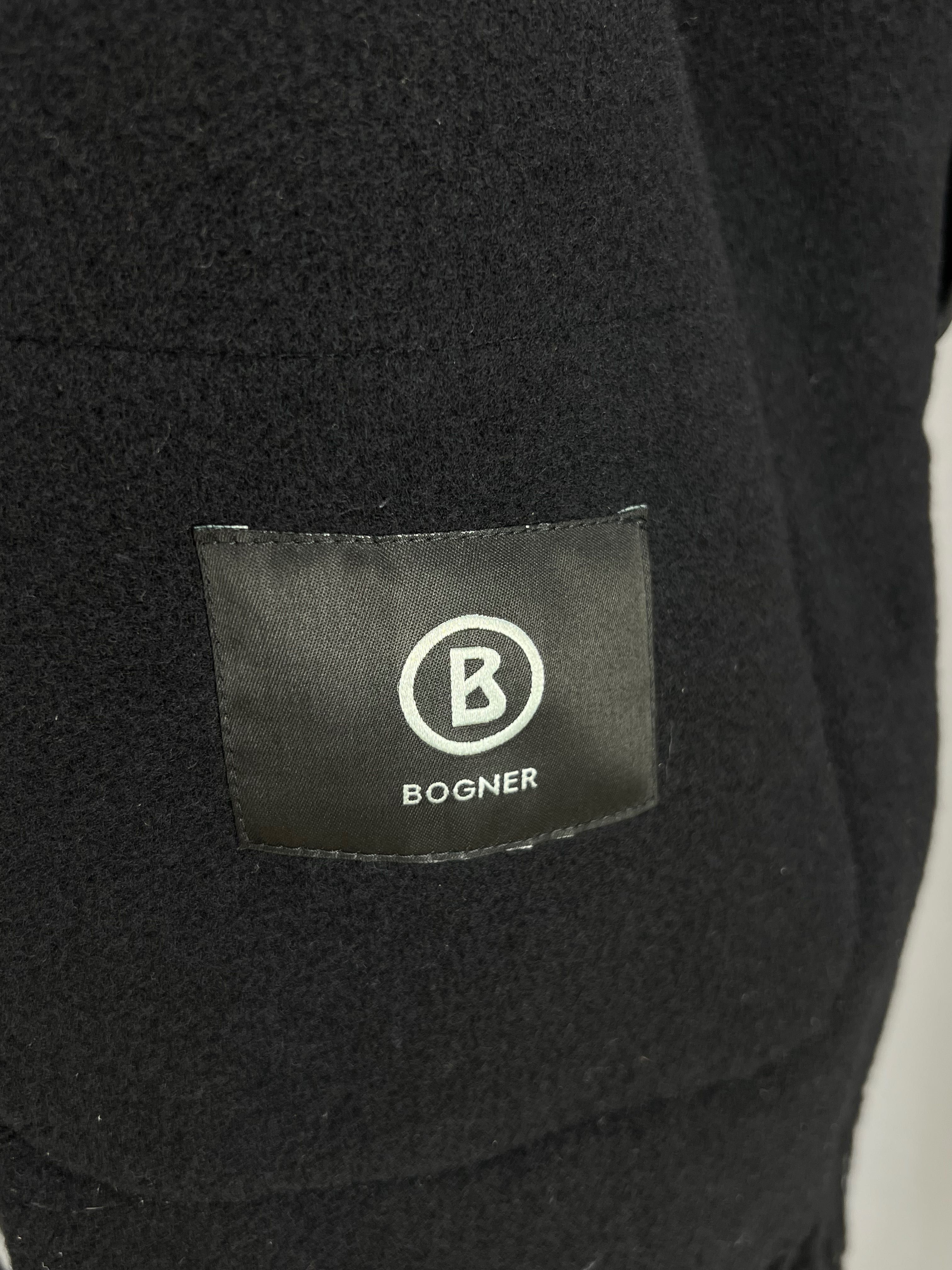 BOGNER Modern Wool Poncho шерстяне пончо оверсайз БОГНЕР з хутром