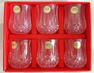 Conj 6 Copos de Licor - Vintage Cristal D´Arques Longchamp