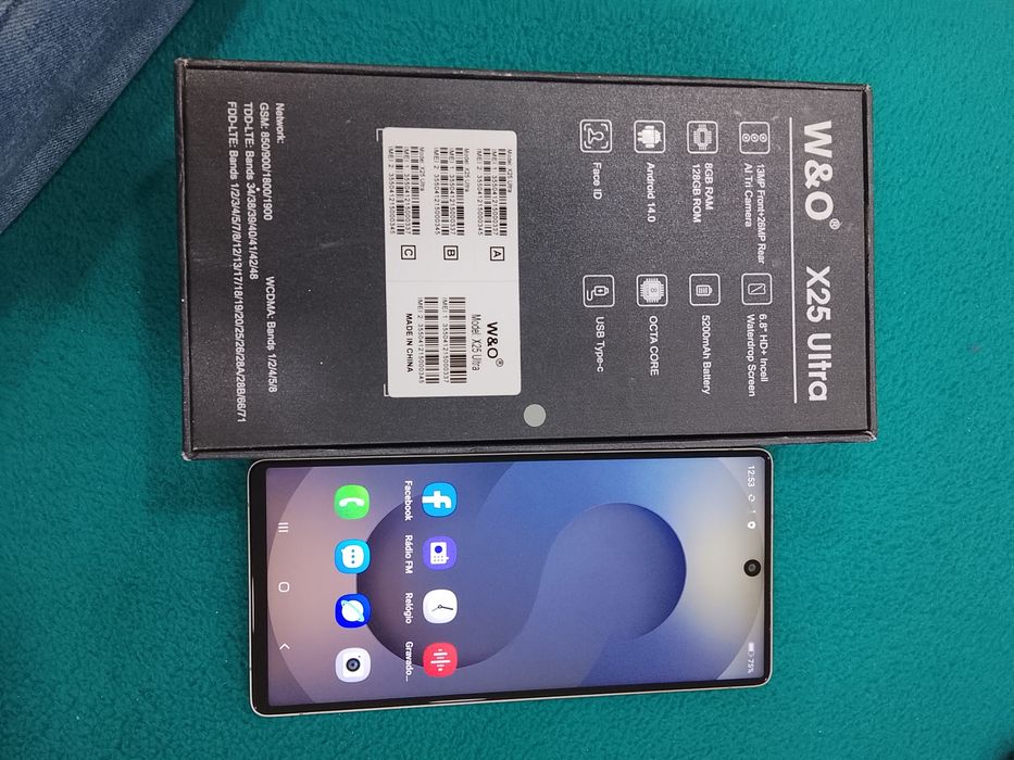 X25 ultra 8GB RAM 128GB memoria
